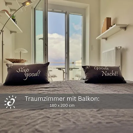 アパート Nordseeblick! Penthouse De Wied