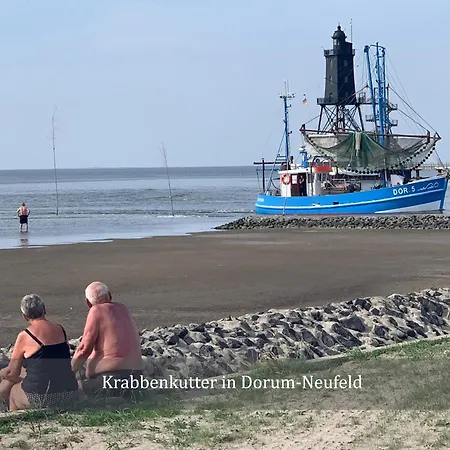 Апартаменты Nordseeblick! Penthouse De Wied *