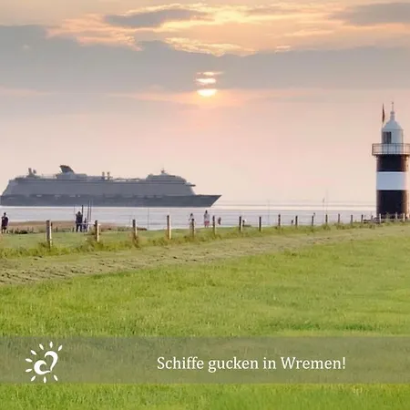 Nordseeblick! Penthouse De Wied * ドルム・ノイフェルト