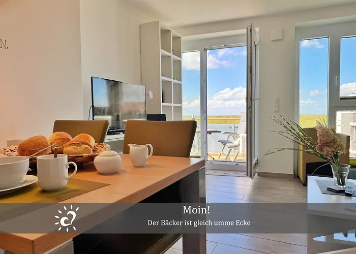 Nordseeblick! Penthouse De Wied